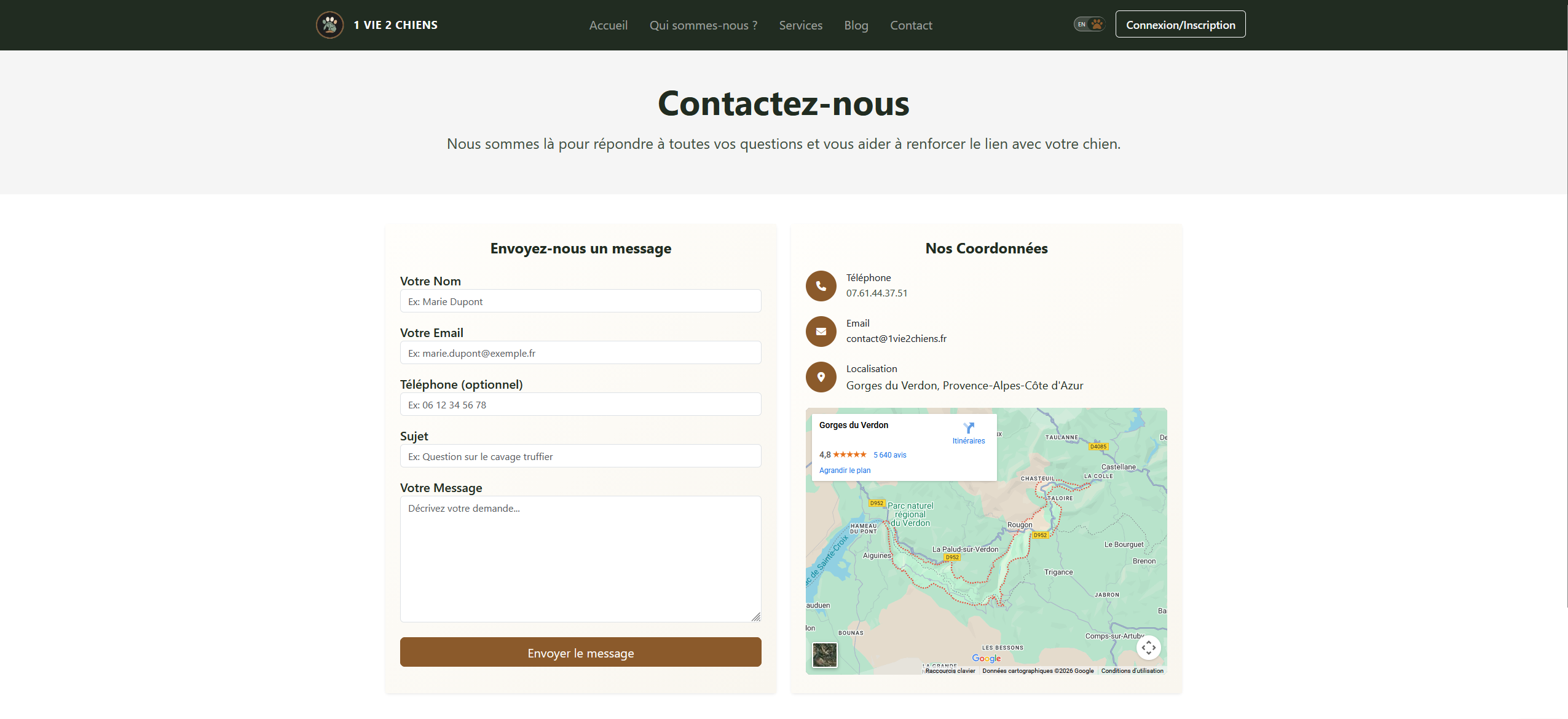 Site Ecommerce 1vie2chiens - Image 3